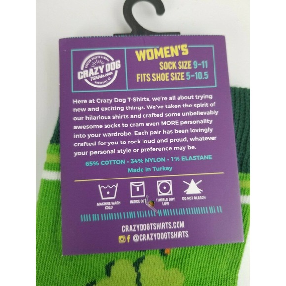 Fit Shaced Socks Funny St Patricks Day Irish Drinking Party Novelty - Picture 3 of 6